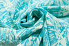 Rache1 Comey 'abstract shadow hatch' silk crepe - sky .5 yds