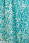 Rache1 Comey 'abstract shadow hatch' silk crepe - sky .5 yds