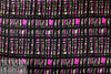 NY designer pink/silver/black graphic silk charmeuse