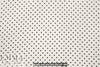 Whit silk crepe de chine - black dots on white