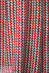 Whit silk crepe de chine - red/white/blue graphic 2.5 yds
