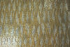 Italian gold/black animal print metallic silk lame' 1.66 yds