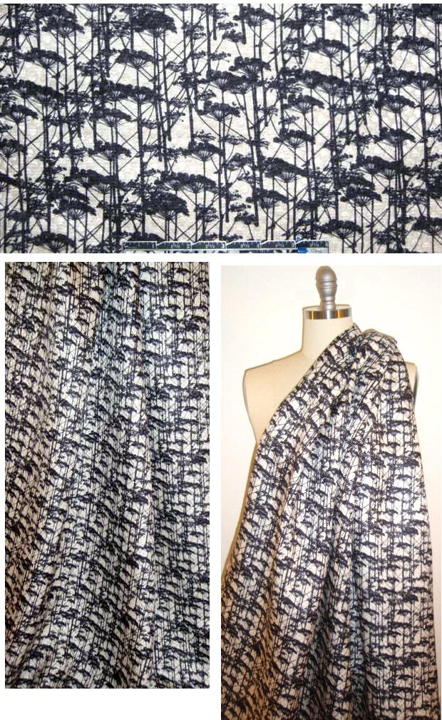 Jas0n Wu silk printed brocade - dill flower
