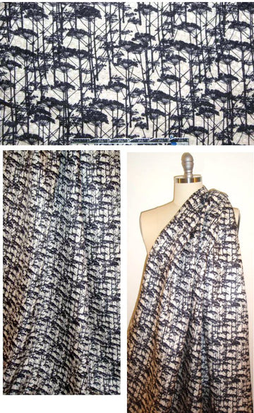 Jas0n Wu silk printed brocade - dill flower