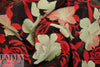 Italian decorative floral clipped weave brocade