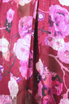 Italian silk/cotton clipped voile overprinted floral