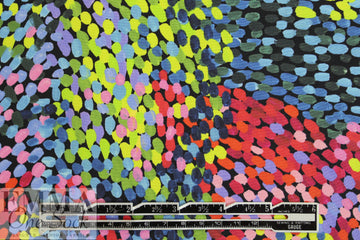 famous designer pointillistic silk CDC woven