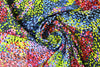 famous designer pointillistic silk CDC woven .75 yds