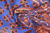 famous designer border design CDC - coral/cobalt