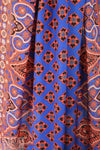 famous designer border design CDC - coral/cobalt