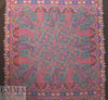 famous designer panel silk CDC - choc/violet