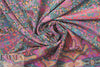 famous designer panel silk CDC - choc/violet