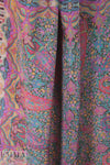 famous designer panel silk CDC - choc/violet .875 yds