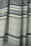 NY designer silk blouseweight - Morocco tile graphic