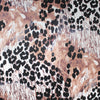Italian 'ink-brush leopard' silk stretch charmeuse