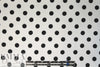 Caroline C0nstas stretch silk charmeuse - black/cream dot