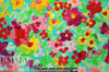 Italian silk charmeuse - painted flora