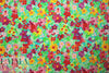 Italian silk charmeuse - painted flora