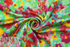 Italian silk charmeuse - painted flora