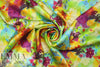 Italian silk charmeuse - flowery dream 1.5 yd