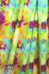 Italian silk charmeuse - flowery dream 1.5 yd