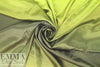 Caroline C0nstas stretch silk charmeuse - greens ombre 1.125 yds