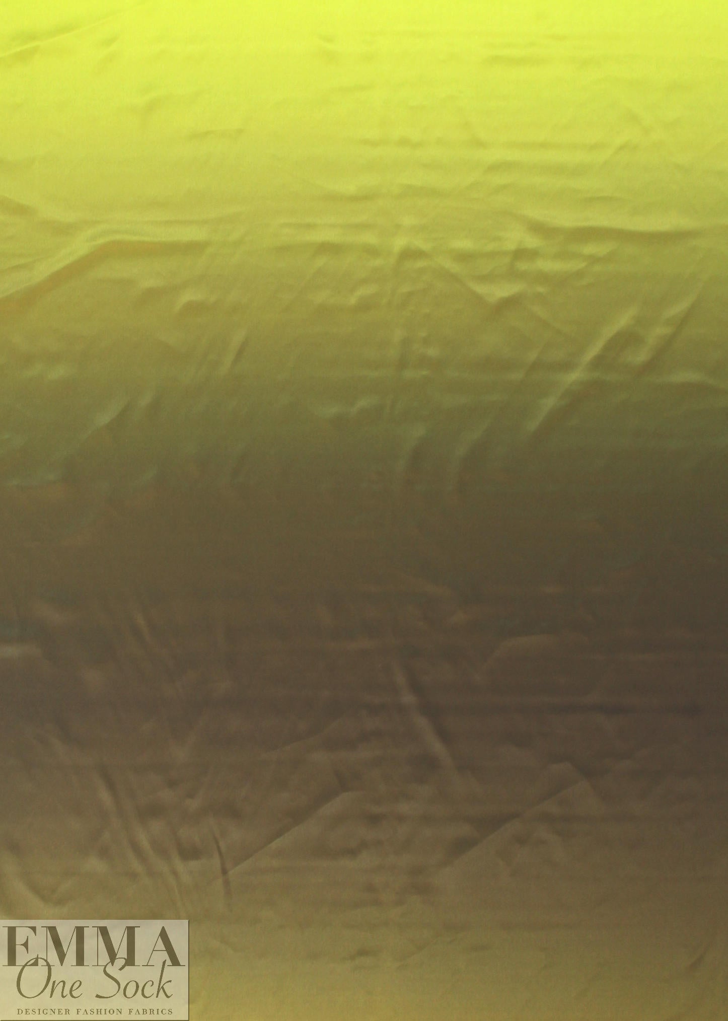 Caroline C0nstas stretch silk charmeuse - greens ombre 1.125 yds