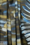 Carmen Marc Va1vo feather fantasy silk charmeuse