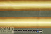 CA designer loden/shades of gold stripe silk charmeuse 1 yard
