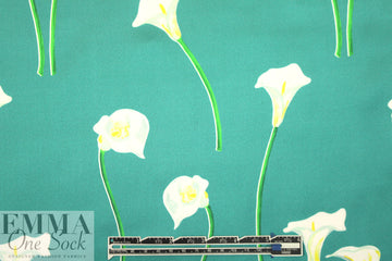 Car0line C0nstas stretch silk charmeuse - cala lilies