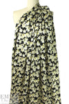 Italian magnolia blossoms silk charmeuse