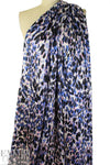 NY designer animal rorschach silk charmeuse