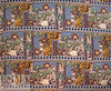 Italian decorative floral montage print silk charmeuse