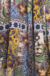 Italian decorative floral montage print silk charmeuse