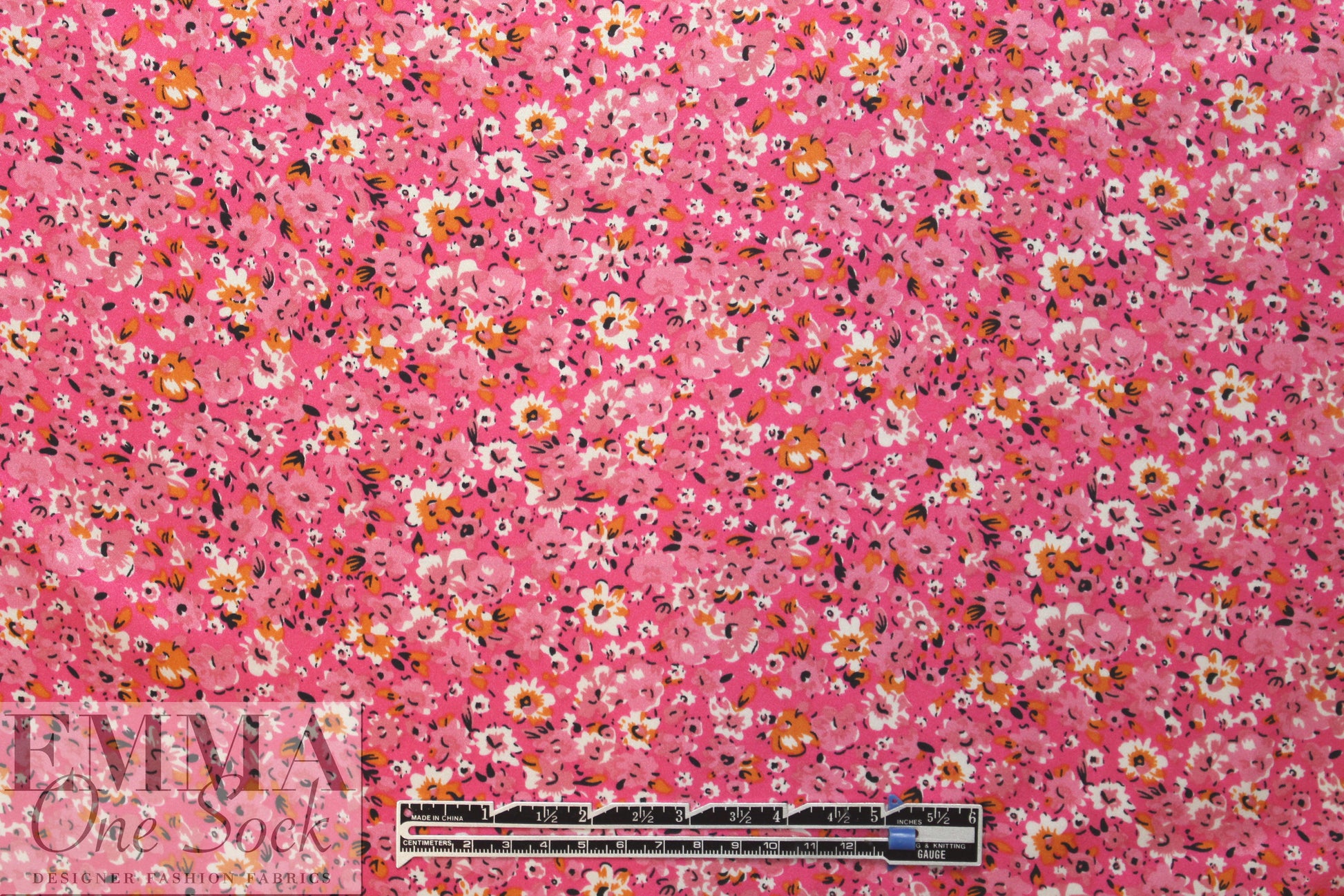 NY designer 'little pinks' silk charmeuse