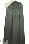 NY designer 'flowers in formation' silk charmeuse