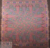 famous designer panel silk charmeuse - choc/rouge