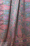 famous designer panel silk charmeuse - choc/rouge