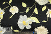 Italian 'cloisonne' floral silk charmeuse