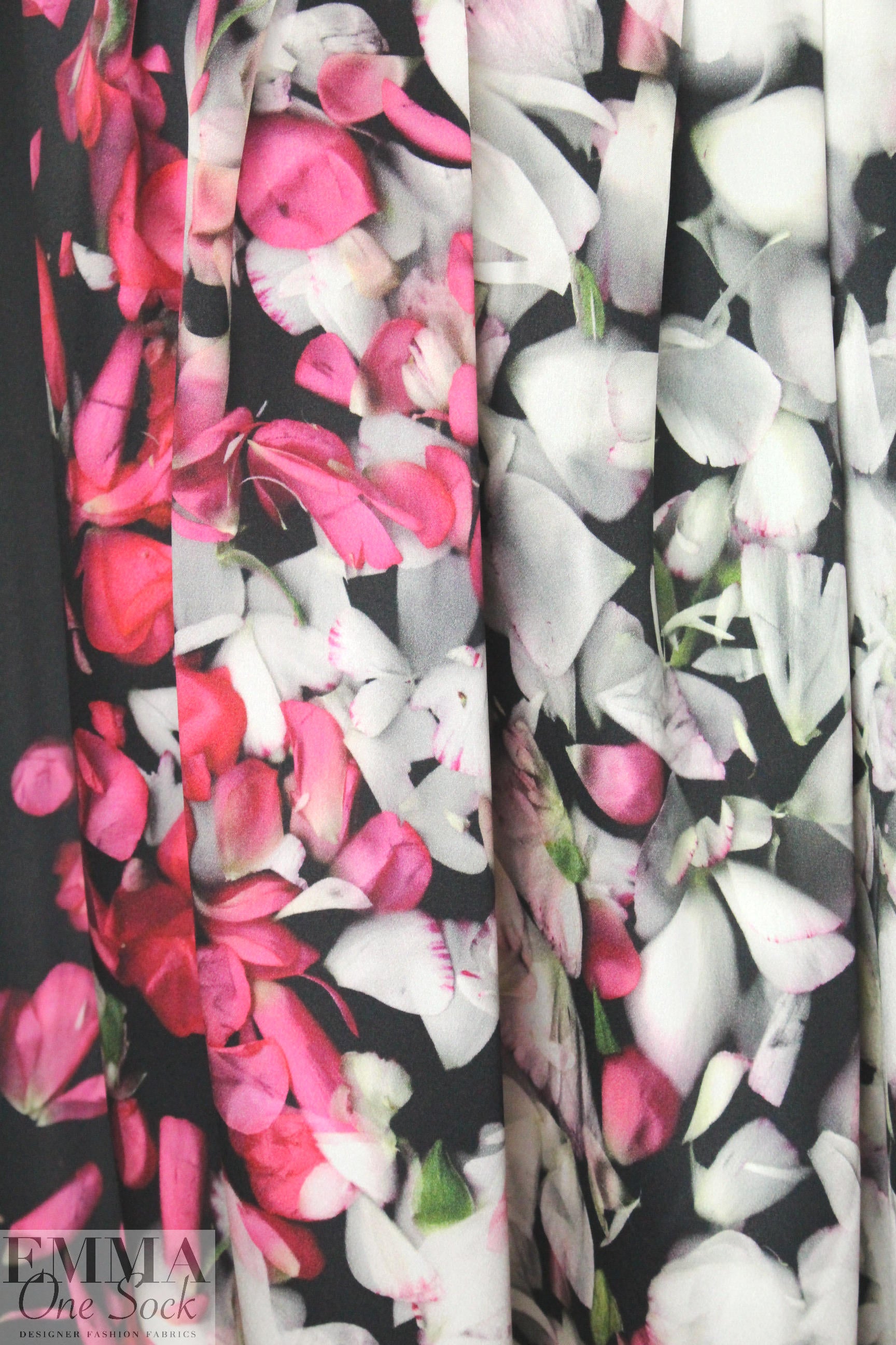 NY designer petal dream silk charmeuse