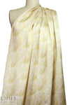 Italian 'gold leaf' graphic silk charmeuse