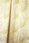 Italian 'gold leaf' graphic silk charmeuse
