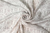Italian blush-gray garlands silk charmeuse