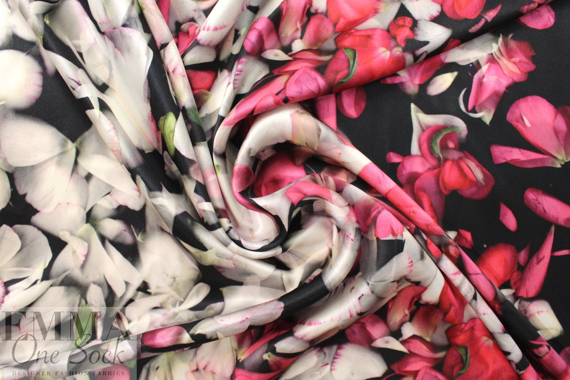NY designer petal dream silk charmeuse