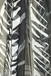 Carmen Marc Va1vo leafy silhouette silk chiffon 2.125 yd