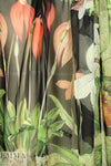 Italian garden dream silk chiffon panel