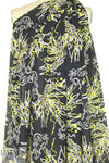 NY designer squiggle abstract silk chiffon