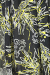 NY designer squiggle abstract silk chiffon 2 yd