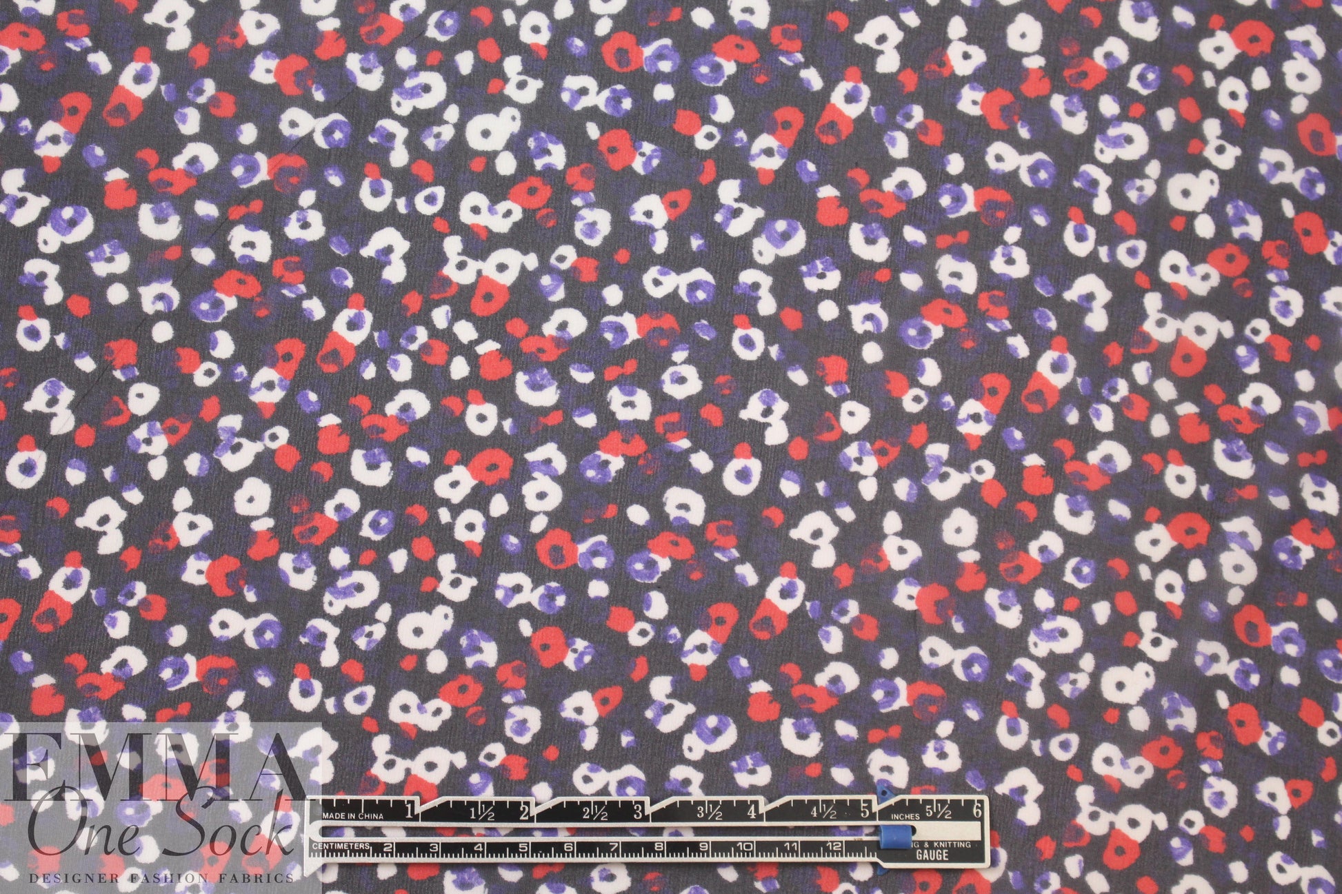 3.1 Phi11ip Lim silk chiffon - red/blue floral