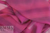 Italian fuchsia ombre print silk chiffon